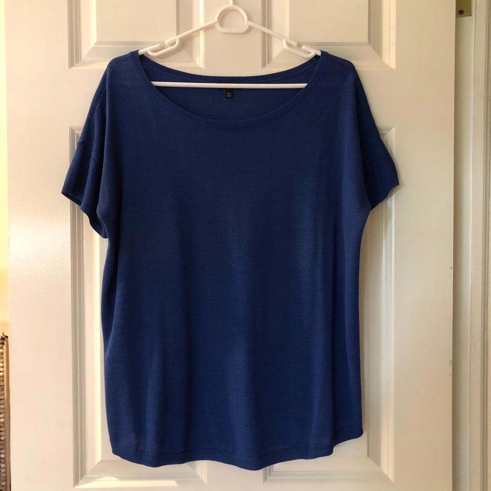 EUC Talbots 1XP Sapphire top 1XP